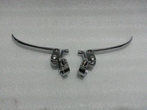 thumbnail image 2 of Emgo 7/8" Alloy Clutch & Brake Lever Assemblies – Fits Triumph BSA Norton Vintage Motorcycles 2 of 2